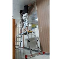 Telescopic Multipurpose Folding Ladder<br/>(DFM-10+PLA)