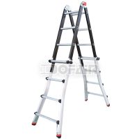 Push-lock Telescopic Folding Ladder<br/>(DFTP)