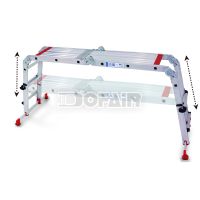 Telescopic Multipurpose Folding Ladder<br/>(DFM-10+PLA)