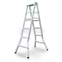 Sturdy Alu. Double-sided Rung-step Ladder<br/>(DFL-2)